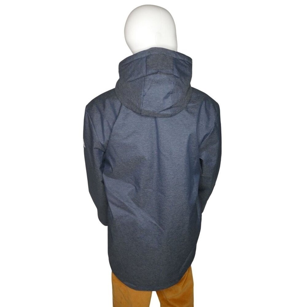 Adidas Men's GB OTRWR Jacket BV3958 Navy – Weatherproof, Hooded, Full Zip, S - Picture 6 of 12
